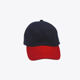 Wool Cap | Navy & Red